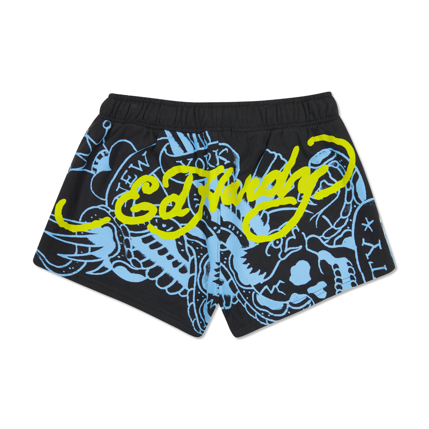 NYC Skull Fleece Sweatshort - Image 2