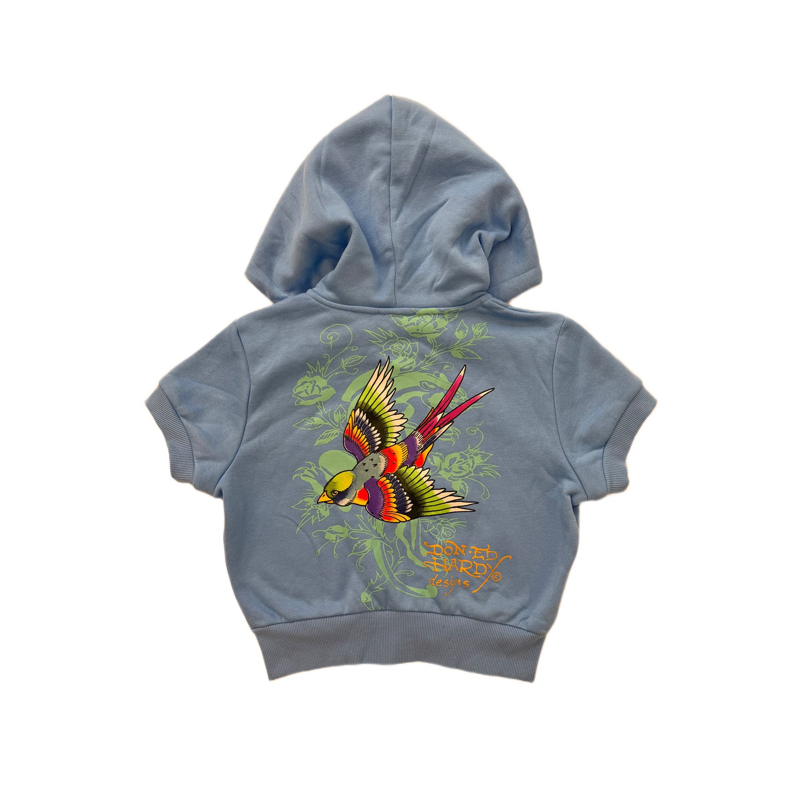 Swallows Short Sleeve Zip Hoodie - Image 2